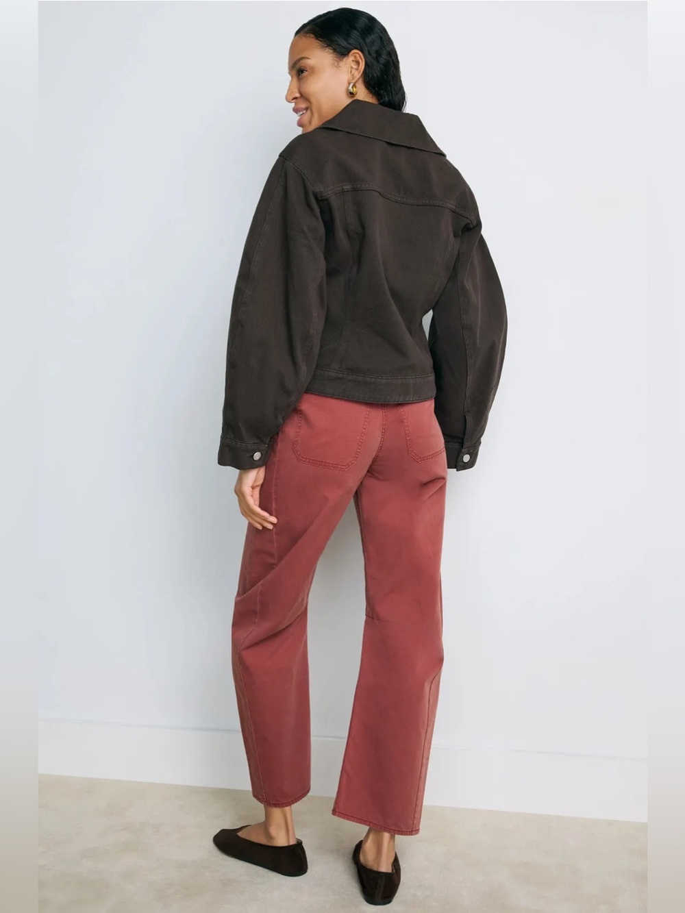 Veronica Beard Sloan High Rise Barrel Leg Pants US 27 - Picture 12 of 14